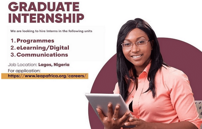 LEAP Africa NYSC Graduate Internship 2021 for Young Nigerian Graduates ...